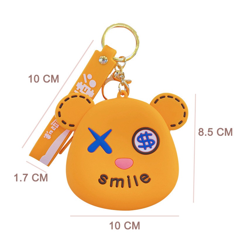 Silicone Coin Purse Keychain